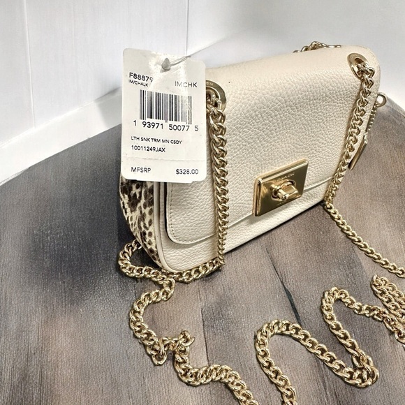 Coach Mini Cassidy Leather Snake Embossed Crossbody New With Tags - Picture 2 of 11